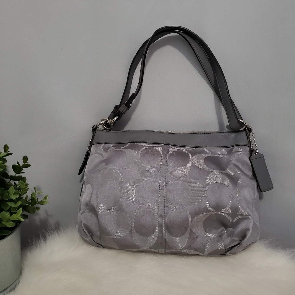 Coach Mia Signature Lurex Shoulder Bag